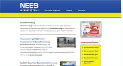 Desktop Screenshot of baustellenwerbung.bauzaunblende.com