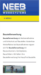Mobile Screenshot of baustellenwerbung.bauzaunblende.com